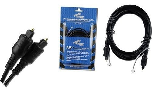 Cable Fibra Optica Para Audio 3.6 Mts - Escar