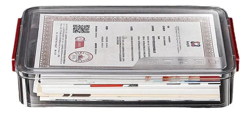 Storage Box Pet Abs Large Capacity Document Organizer