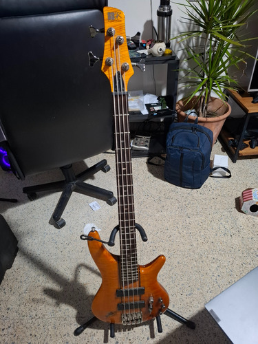 Ibanez Sr700 Bajo 4 Cuerdas Activo Mics Bartolini Diestro Naranja Claro 4 (Usado)