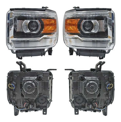 Par De Faros Gmc Sierra 14 A 15