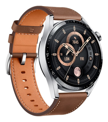 Smart Watch Huawei Gt 3 46mm Brown Leather Strap (Reacondicionado)
