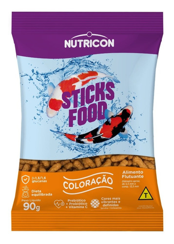 Sticks Food - Coloração - 100g