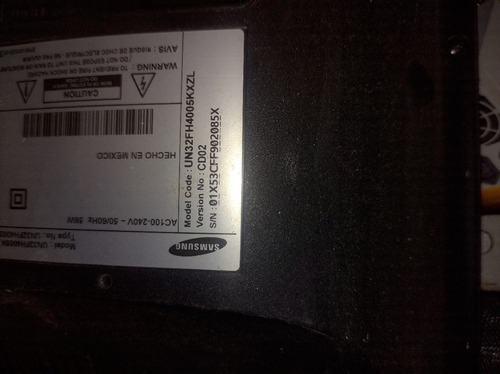 Televisor Samsung Led Un32fh4005kxzl Repuestos