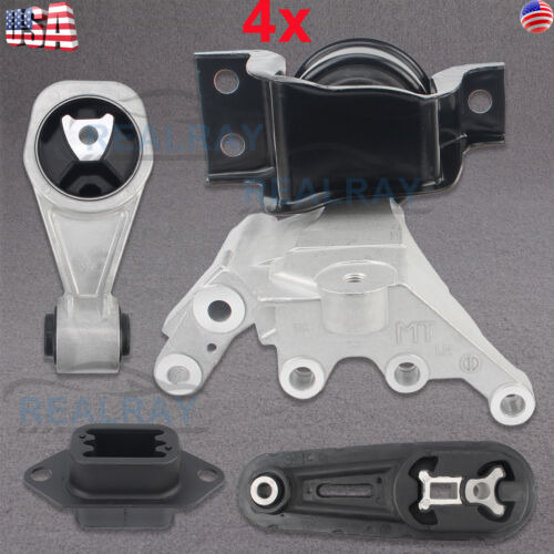 4pc Motor Mount Kit Set For 13-19 Nissan Sentra 1.8l Eng Oam