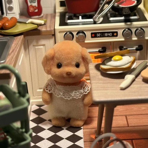 Muñeca Con Extremidades Móviles,muñeca Caniche De Sylvanians