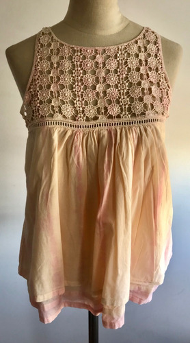 Sale!! Peace Of Cake. Blusa Con Broderie. Mujer. Talle S
