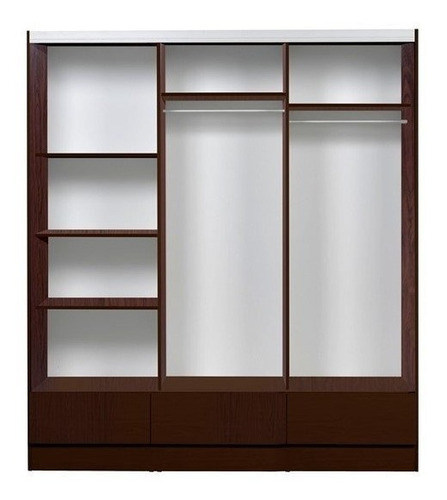Ropero Ricchezze Tana Plus 3 Puertas Corredizo