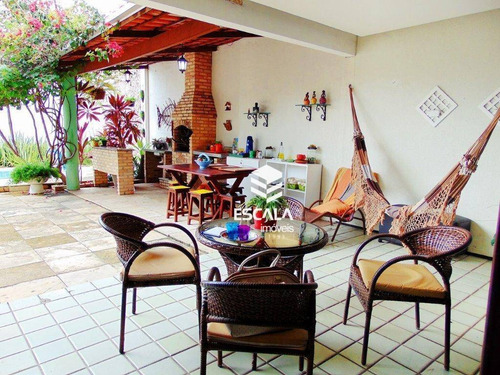 Imagem 10 de 30 de Casa Duplex 4 Quartos À Venda, 211m², 4 Vagas, Piscina - Papicu- Fortaleza/ce - Ca0239
