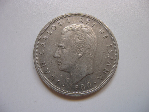 Moneda España 50 Pesetas 1980(82) (Usado)