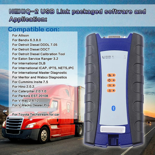 Escáner Diagnóstico Scanner Camiones Para Nexiq Usb Link 2