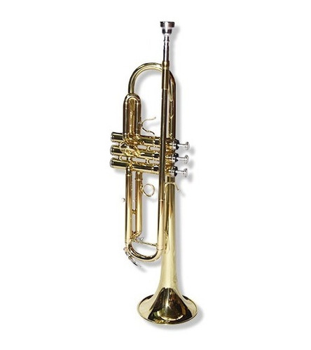 Trompeta Gala Bb Dorada Con Estuche Tr1100