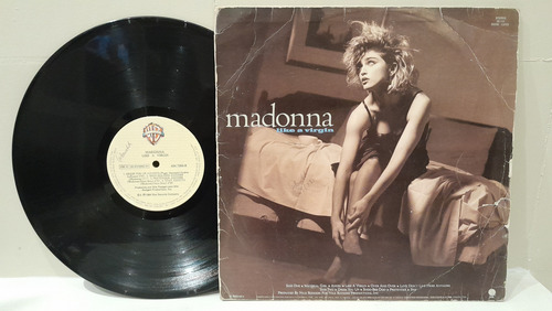 Madonna Like A Virgin Lp Vinilo 1984 Brasil Leer Descripcion Estándar (Usado)