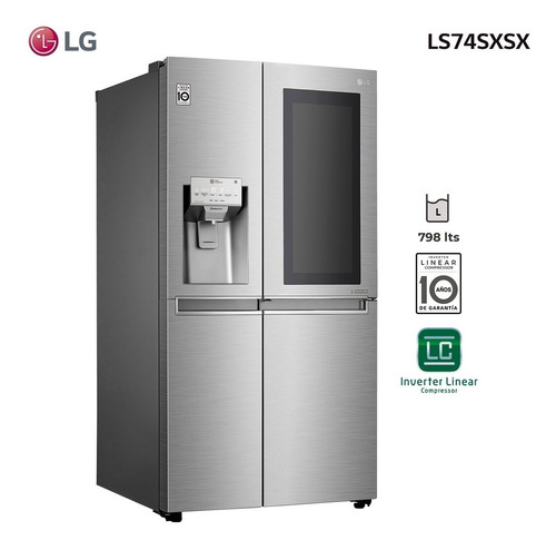 Imagen 5 de 10 de Refrigerador Instaview 689l Ls74sxsx LG - Garantía Oficial