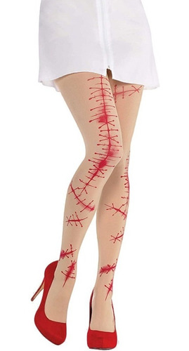 Medias Bucaneras Cicatriz Sangre Disfraz Halloween - Cc