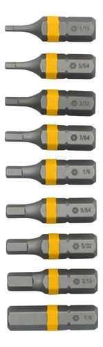 Brocas Para Taladro 9 Piezas De 1 Dewalt (dwaf1hs-9h)