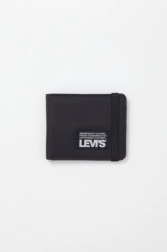 Billetera Levis Hombre Worker Wallet Variante De Color Negro