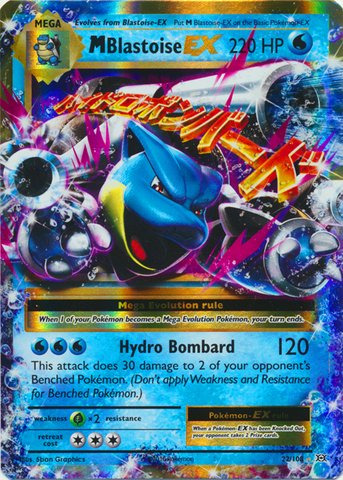 Pokemon - M/mega-blastoise-ex (22/108) - Evoluciones Xy - Ta