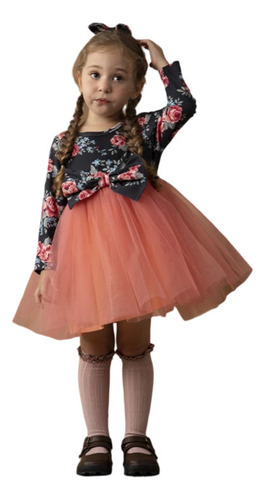 Vestido Casual Cómodo Y Fresco De Algodón Para Bebé Niña