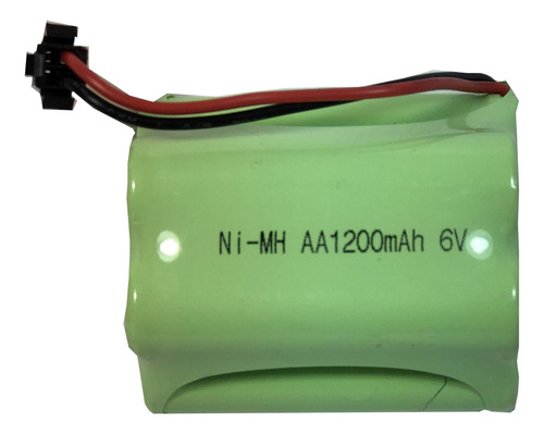 6v 1200mah Nimh Aa Paquete De Baterías Recargables Enc...