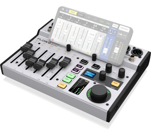 Mixer Digital 8ch Behringer Flow8 Interface Audio Usb