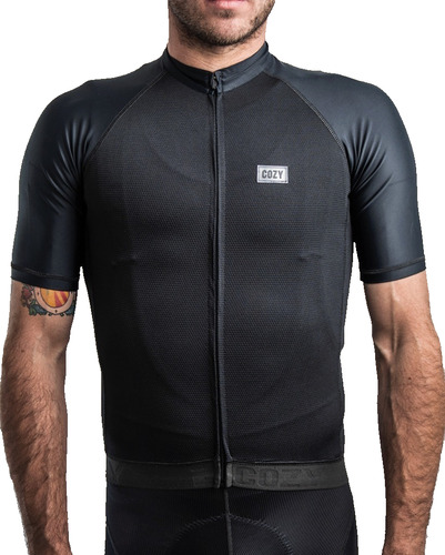 Jersey Ciclismo Cozy Sport- Premium Fit - Negro