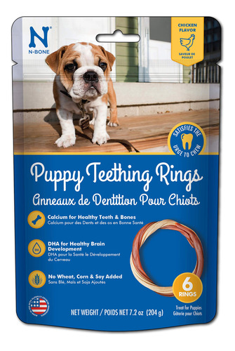 N-bone Puppy Anillos De Dentición Para Perros Con Sabor A P