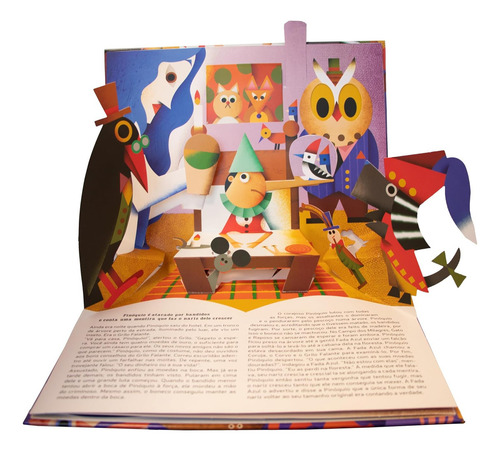 As Aventuras De Pinóquio: Livro Pop-up, Ilustrado Por Philip Giordano Editora Melhoramentos Capa Dura Edição 1 Em Português 2024