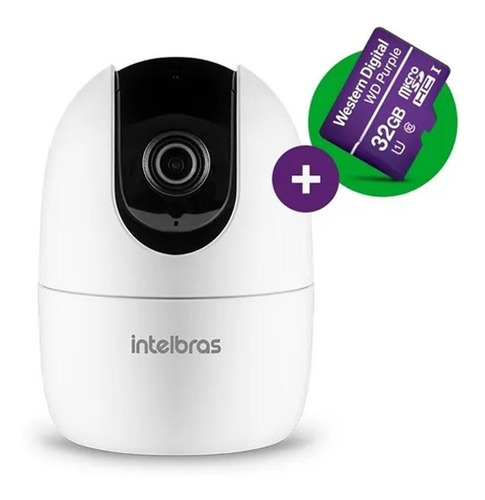 Imagem 1 de 9 de Câmera Segurança Intelbras Im4 Wi-fi Full Hd + Microsd 32gb