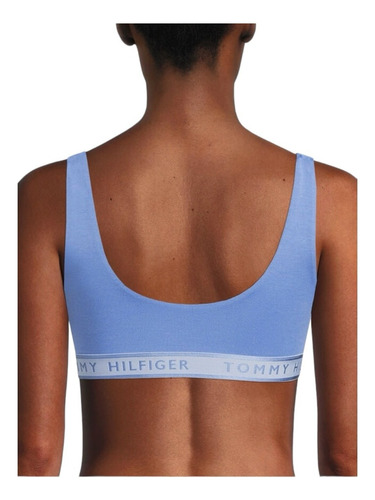 Top Tommy Hilfiger De Modal Color Azul 100% Original