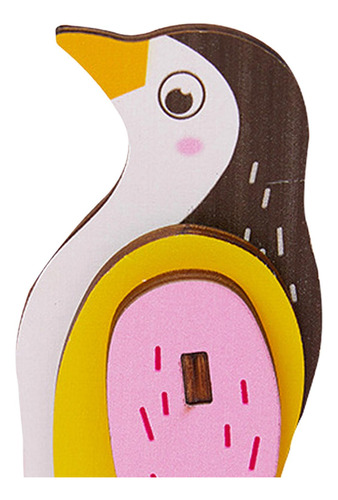 Animal Puzzle Toy Diy Animal Model Toy Insert Pingüino