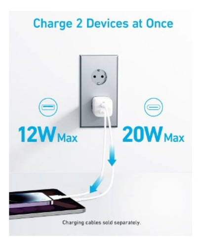 Cargador USB USB-C de carga rápida Anker 323 33w