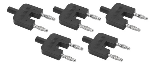 Conector Banana Plugs De 2 Vías, 5 Piezas, Doble Fila, 1
