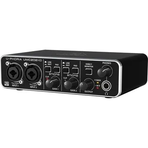 Behringer U-phoria Umc 202 Hd Interfaz De Audio Midas