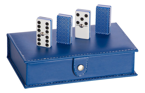 Domino Baraja Rombos Dorado / Domino Baraja Rombos Azul