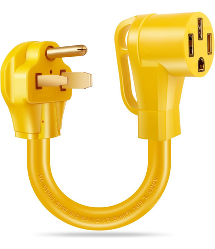 Jiuwfox Nema 6-50p A 14-50r Adaptador De Cargador Ev 240v 50