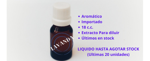 Aceite De Lavanda - Aromático - Para Diluir