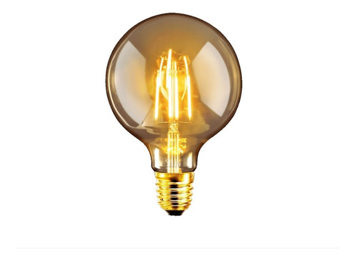 Imagen 4 de 5 de Lampara Led Vintage Globo 7w G125 Novalucce