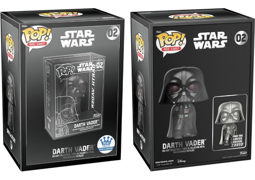 Funko Pop Star Wars Darth Vader Die Cast # 2 Ed Especial