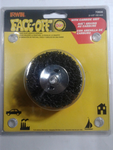 Disco Quitapintura C/ Arenilla De Carburo P/taladro Ø63mm