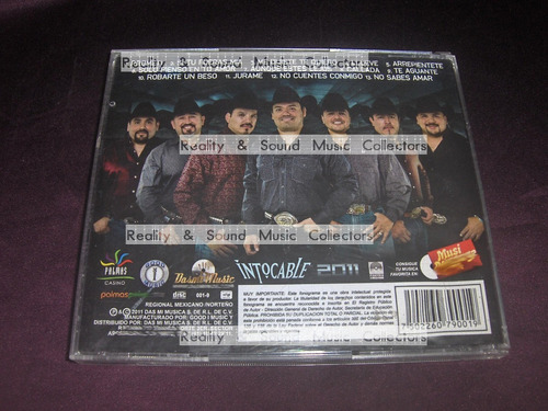 Intocable 2011 Cd Das Musica 2011 (Usado)