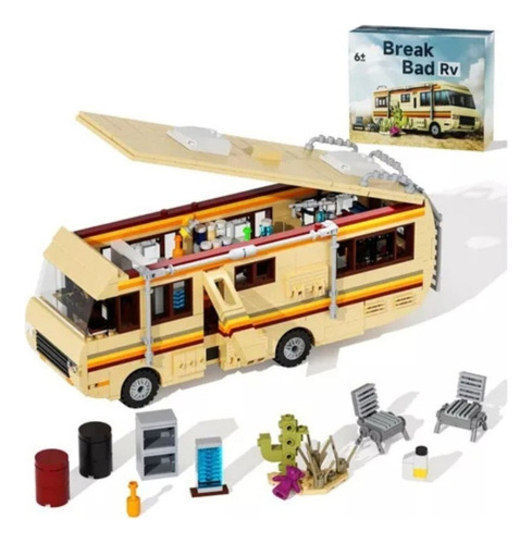 Set De Construcción De Autocaravanas Modelo Rv, 431 Piezas