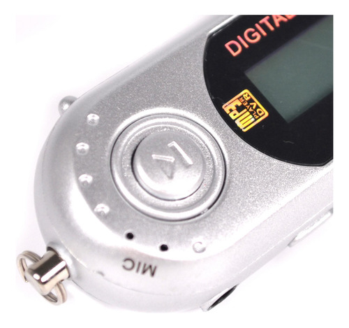 Sliver 4gb Usb Mp4 Mp3 Player Gravação Rádio Fm