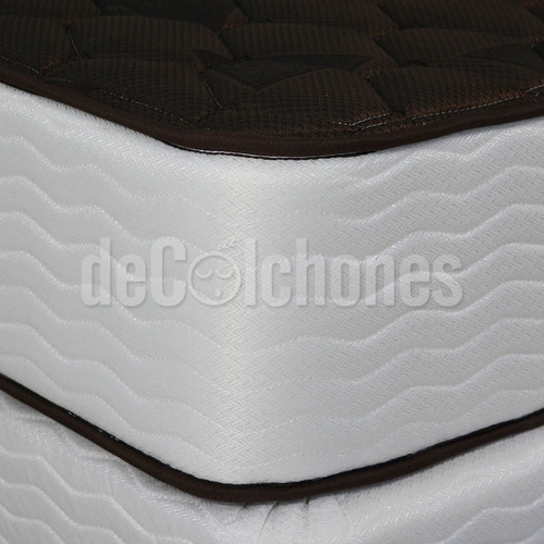 Conjunto Somier Inducol Linea Dorada Plaza Y Media 100 X 200