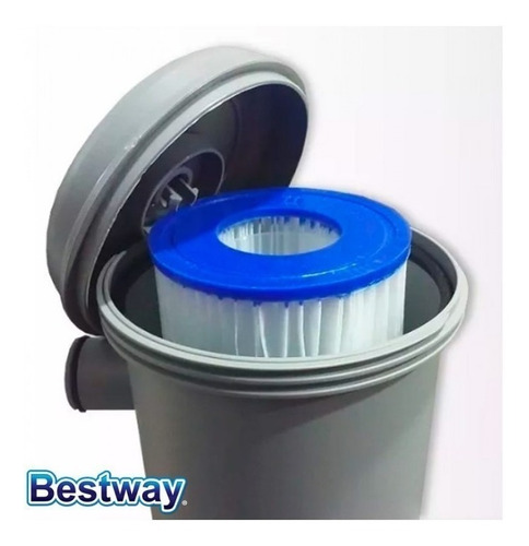 Imagen 4 de 6 de Filtro Para Bomba Piscinas Bestway Tipo I - Kit X 2 Unidades