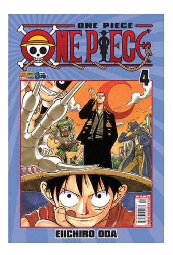 Livro One Piece Vol 04 Mangá História Em Quadrinhos