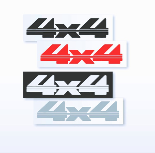 Par Emblema Stickers Chevrolet Silverado Sierra 4x4 88-97