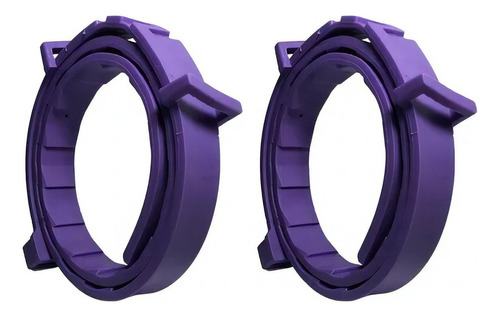 2pack Collar Antipulgas Para Perros Y Gatos Duración 8 Meses Color Morado