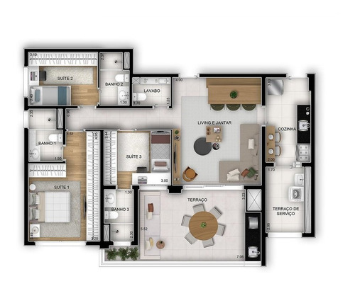 Imagem 27 de 30 de Apartamento À Venda No Bairro Jardim Prudência - São Paulo/sp - O-3955-10736