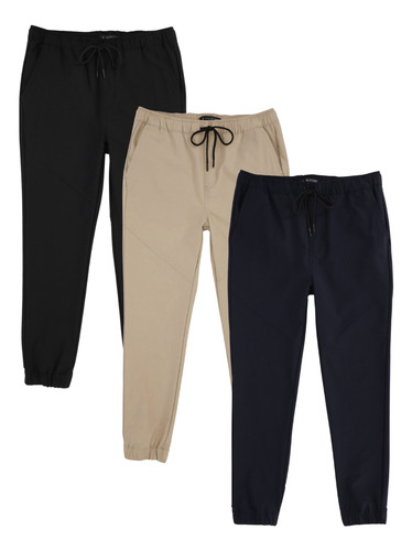 3 Pack Jogger Deportivo Elástico Holstone Para Hombre