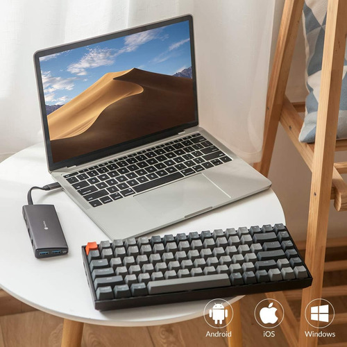 Teclado Gamer Mecanico Por Cable | Gris / Keychron K2a3